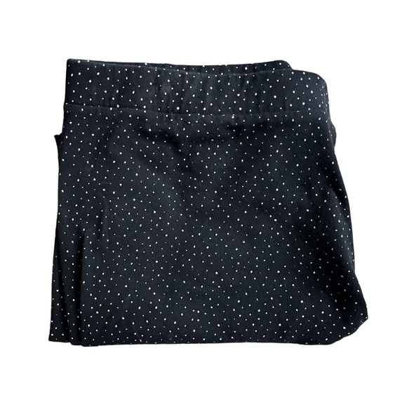 LC Lauren Conrad Polka Dot Leggings Black & White Size XXL - Picture 2 of 4
